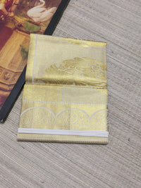 Premium tissue saree with all-over weave & grand pallu