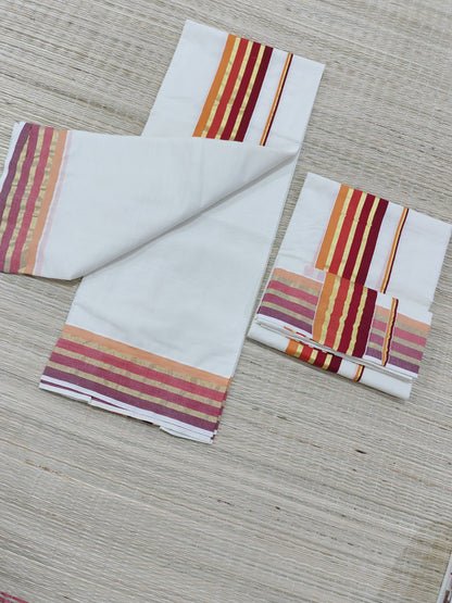Festive edit  - pure cotton Kerala Set Mundu featuring a premium Kara and Kasavu