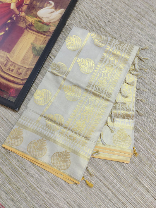 Premium tissue handloom replica saree