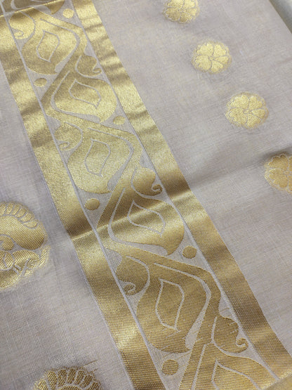 Premium Tissue Saree with body Woven Buttas