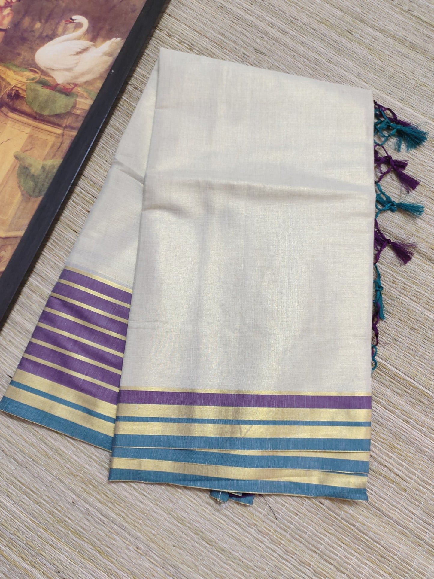 Mul Cotton Inspired Tissue Saree