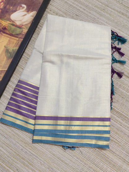 Mul Cotton Inspired Tissue Saree