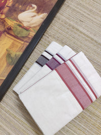 Premium Cotton Men's Double Dhoti (4 Metres).