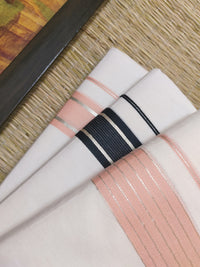 White Cotton Men's Double Dhoti (4 Metres).